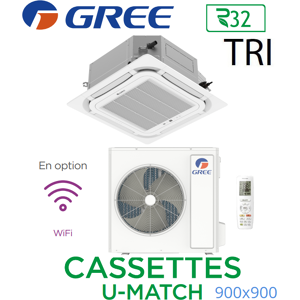 GREE Cassete U-MATCH 900x900 UM CST 60 3PH R32