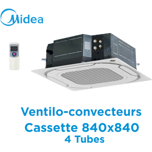 Ventilo-convecteur Cassette 840x840 4 Tubes MKA-V600FA de Midea