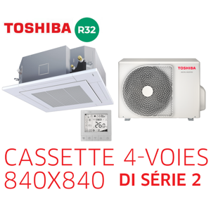 Toshiba Cassette 4-voies 840X840 DI 2 RAV-HM561UTP-E