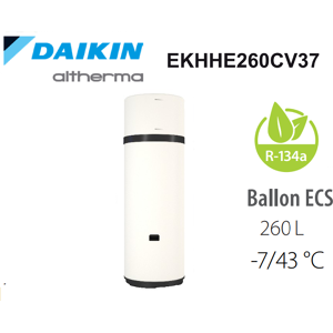 Daikin Chauffe-eau Thermodynamique Monobloc Altherma M HW - EKHHE260CV37