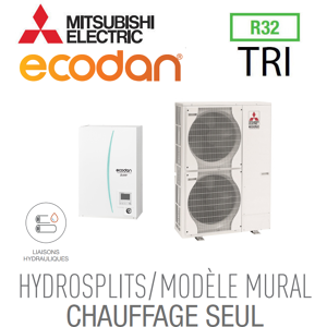 Mitsubishi Ecodan CHAUFFAGE SEUL HYDROSPLIT MURAL R32 EHPX-VM2D + PUZ-HWM140YHA