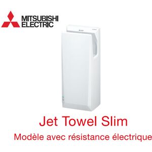 Seche-mains Jet Towel Slim Blanc JT-SB216JSH2-W-NE avec Chauffage de Mitsubishi