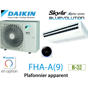 Daikin Plafonnier apparent Alpha FHA100A monophase