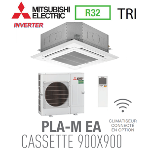 Mitsubishi CASSETTE 4 VOIES 900X900 modele PLSZ-M140EA triphase