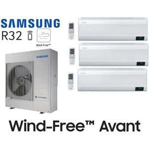 Samsung Wind-Free Avant Tri-Split AJ100TXJ5KG + 1 AR07TXEAAWK + 1 AR12TXEAAWK + 1 AR18TXEAAWK