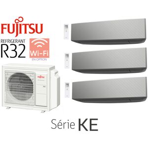 Fujitsu Siemens Tri-Split Mural AOY50M3-KB + 2 ASY20MI-KE Silver + 1 ASY25MI-KE Silver