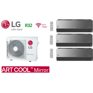 LG Tri-Split ARTCOOL MIRROR MU3R21.U23 + 2 X AM07BK.NSJ + 1 X AC12BK.NSJ