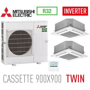 Mitsubishi Ensemble Twin INVERTER PUZ-M100VKA + 2 PLA-M50EA