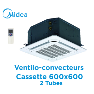 Ventilo-convecteur Cassette 600x600 2 Tubes MKD-V300 de Midea