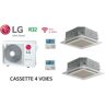 LG Bi-Split Cassette 4 voies MU3R21.U23 + 1 X CT09F.NR0 + 1 X CT12F.NR0