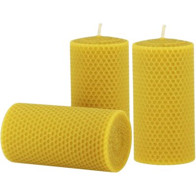 Apiculture.net - Matériel apicole français Lot de 3 bougies petites diam. n°4 - Publicité Apiculture.net - Matériel apicole français Lot de 3 bougies petites diam. n°4 - Publicité