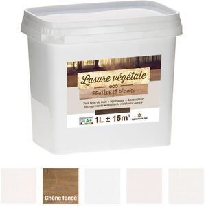 Apiculture.net - Materiel apicole francais Lasure vegetale 1 litre - Chene fonce