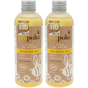 Propolia - Spécialistes de la Propolis Duo Shampoing doux BIO : Miel & Bambou