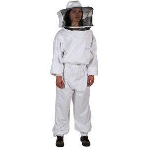 Apiculture.net - Materiel apicole francais Combinaison blanche avec chapeau et voile - L