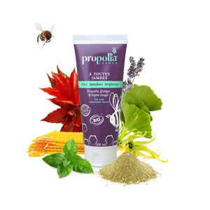 Propolia - Specialistes de la Propolis Gel jambes legeres Bio Propolis et vigne rouge