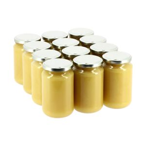 MIELS LOMBARD - Apiculteurs récoltants Carton de 12 pots en verre de Miel de Lavandes 500g Origine France Miels Lombard