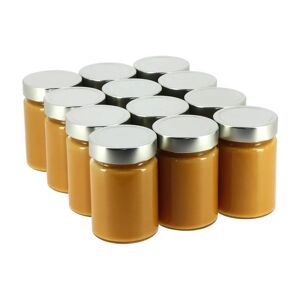 MIELS LOMBARD - Apiculteurs récoltants Carton de 12 pots en verre de Miel de Thym 450g Miels Lombard Origine France SANS ETIQUETTE