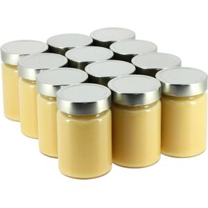 MIELS LOMBARD - Apiculteurs récoltants Carton de 12 pots en verre de Miel de Romarin 450g Miels Lombard Origine France SANS ETIQUETTE