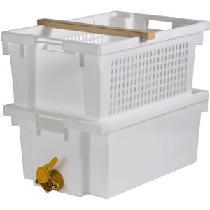 Apiculture.net - Matériel apicole français Kit Miellerie Electrique (extracteur 6 1/2)