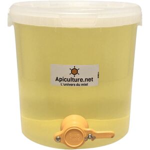 Apiculture.net - Matériel Apicole Maturateur transparent avec robinet 25kg