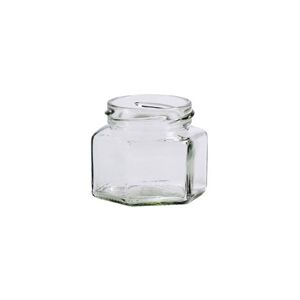 Apiculture.net - Matériel apicole français 125 pots verre hexagonaux 125g (106 ml) TO53