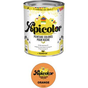 Apiculture.net - Matériel apicole français Peinture Apicolor 0,5L - Orange