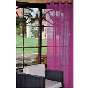 Voilage fuchsia -