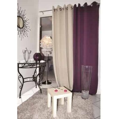 STOF Rideau occultant classique uni pour toutes ambiances - - Publicité STOF Rideau occultant classique uni pour toutes ambiances - - Publicité