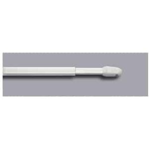 2 tringles de vitrage blanc extensible diam 8mm -