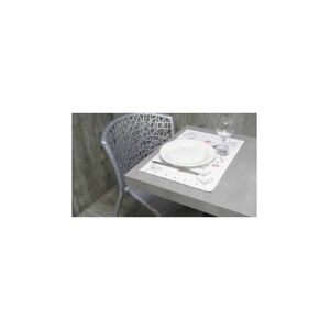 ATELIER DE LA DECO 2 Sets de table style liberty blanc brodé - - Publicité ATELIER DE LA DECO 2 Sets de table style liberty blanc brodé - - Publicité