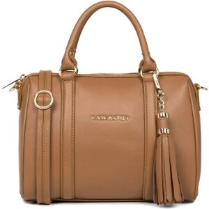 Lancaster Sac polochon en cuir Mademoiselle Ana Lancaster Camel