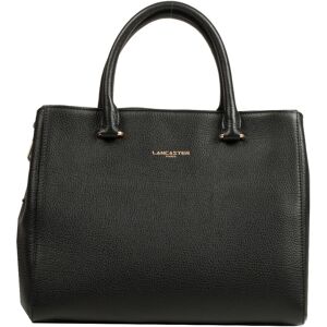 Lancaster Sac Shopping cuir Dune Noir