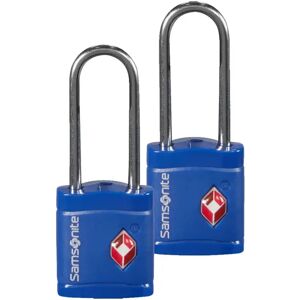 Samsonite Lot de 2 cadenas à clefs Samsonite Bleu