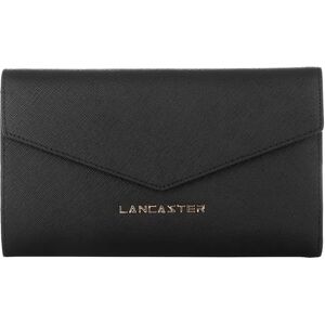 Lancaster Compagnon en cuir Saffiano Signature Lancaster Noir