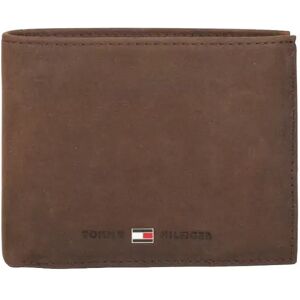 Tommy Hilfiger Portefeuille italien en cuir 8 cartes Johnson Tommy Hilfiger Marron