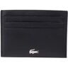 Porte-cartes en cuir 6 cartes FG Lacoste Noir