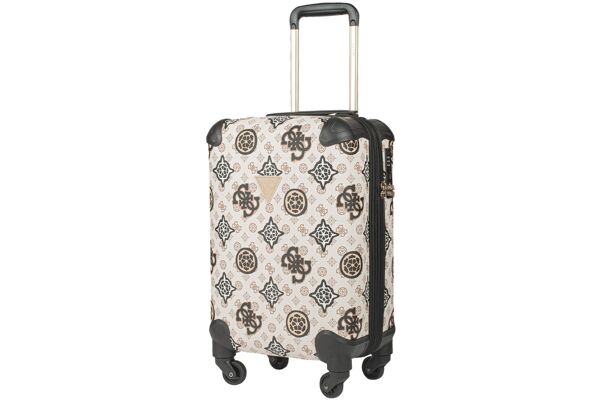 Valise Extensible Guess House Party Travel 54cm Beige Multi