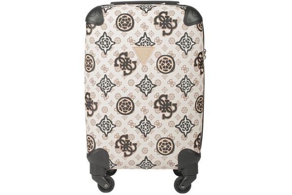 Valise Extensible Guess House Party Travel 54cm Beige Multi