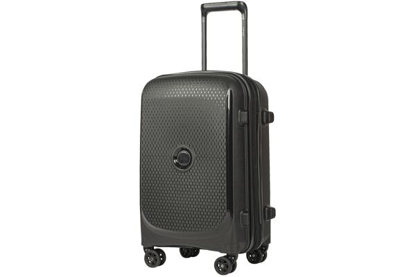Delsey Belmont Plus 55cm Extensible Cabin Suitcase in Black