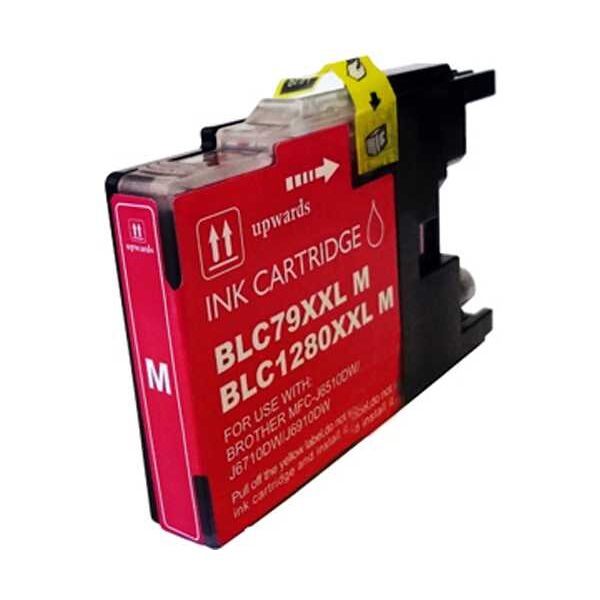 Compatible Brother mfc J6910DW, Cartouche d'encre Brother LC-1280XLM - Magenta