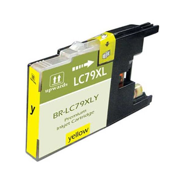 Compatible Brother mfc J6910DW, Cartouche d'encre pour LC1280XL - Jaune