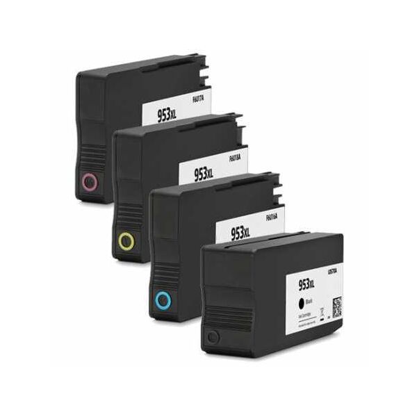 Compatible HP OfficeJet Pro 8218, Pack cartouches pour 3HZ52AE - 4 couleurs