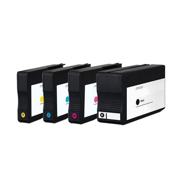 Compatible HP OfficeJet Pro 9010E ALL-IN-ONE, Pack cartouches pour 3YP35AE - 4 couleurs