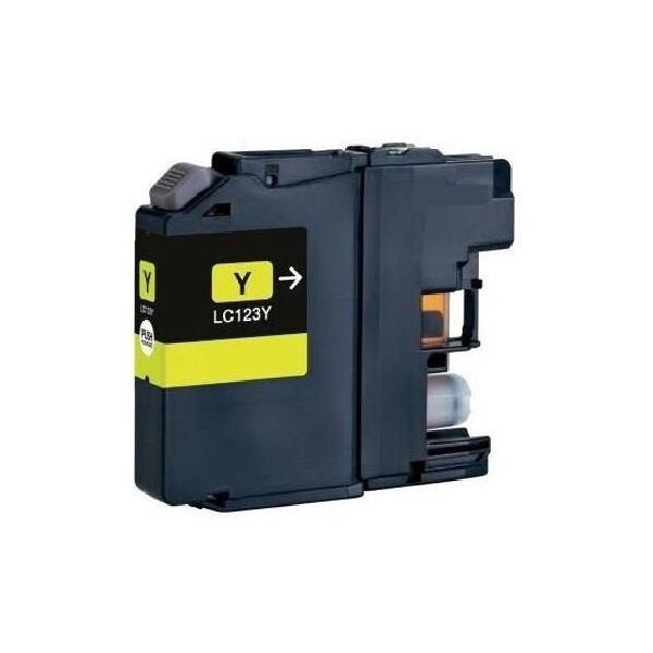 Compatible Brother dcp J152W, Cartouche d'encre Brother LC-123Y - Jaune