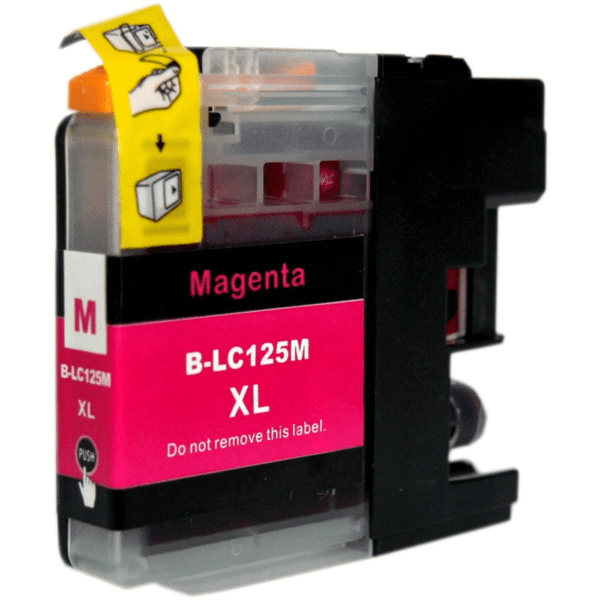 Compatible Brother mfc J4410DW, Cartouche d'encre Brother LC125XL - Magenta