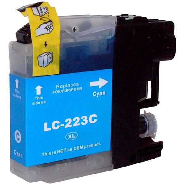 Compatible Brother dcp J562DW, Cartouche d'encre pour LC223 - Cyan