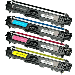 Compatible Brother HL 3140CW, Pack toners pour TN-245 - 4 couleurs