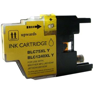 Compatible Brother mfc J430 Series, Cartouche d'encre pour LC1240 - Jaune