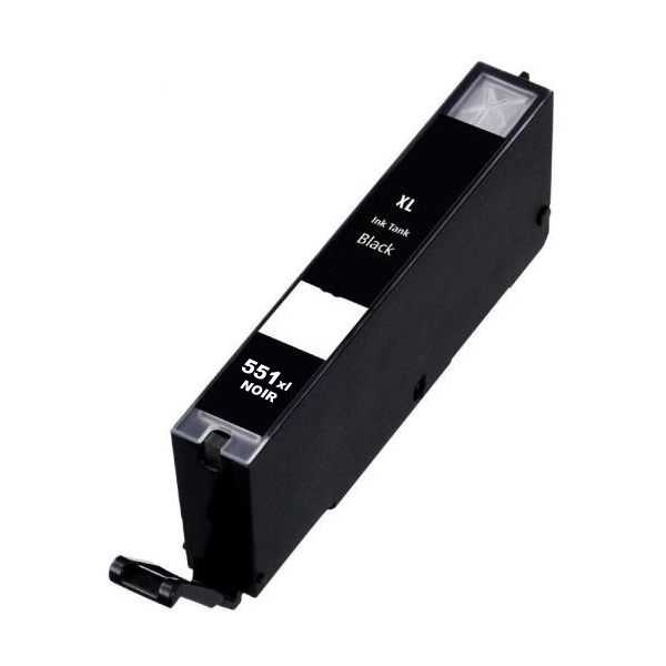 Compatible Cartouche Canon CLI-551BKXL / 6443B001 Noir - Noir