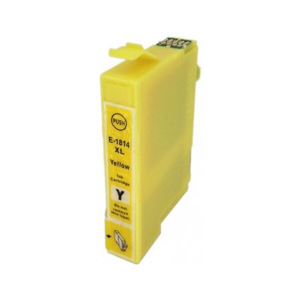 Compatible Epson Expression Home XP-415, Cartouche d'encre pour C13T18144010 - Jaune